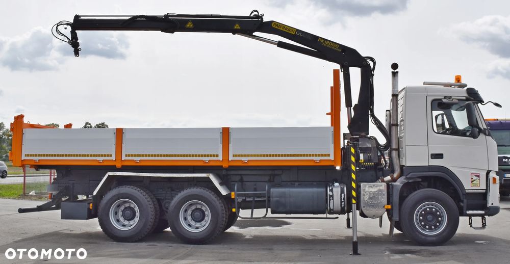 Volvo FM 380 * WYWROTKA 6.20 m + PK 12000 + PILOT / 6x4 - 5