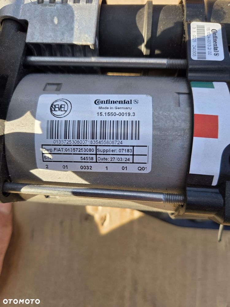 Sprężarka Kompresor Zawieszenia Powietrza Fiat Ducato III Citroën Jumper II Peugeot Boxer II 1638151480 1357253080 - 5