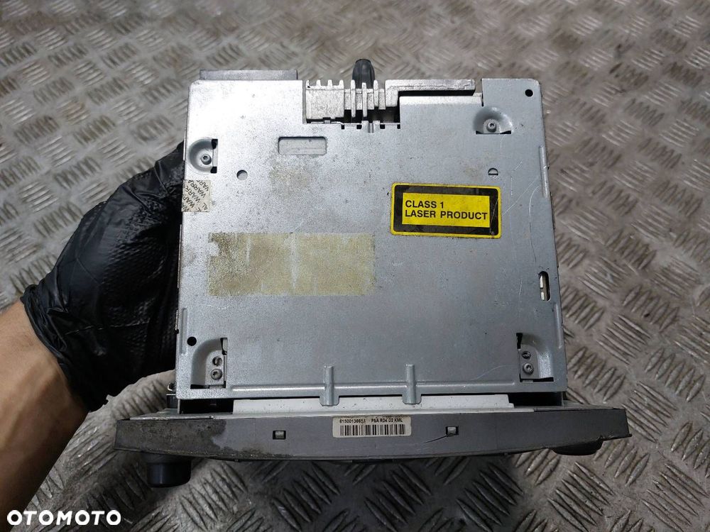 RADIO ODTWARZACZ + PANEL NAWIEWU PEUGEOT 407 I 7645113392 96573326 - 2