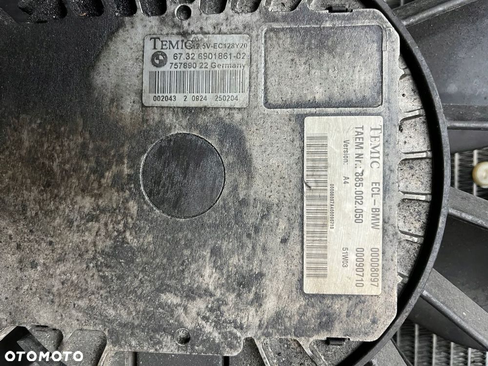 Pas przod przedni chlodnice wentylator belka zaluzja BMW E63 4.4 V8 N62 E64 - 10