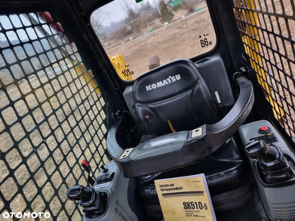Komatsu Ładowarka Komatsu SK510 Jak Nowy z Norwegii 2013r OKAZJA Tylko 1600h 4x4 - 6