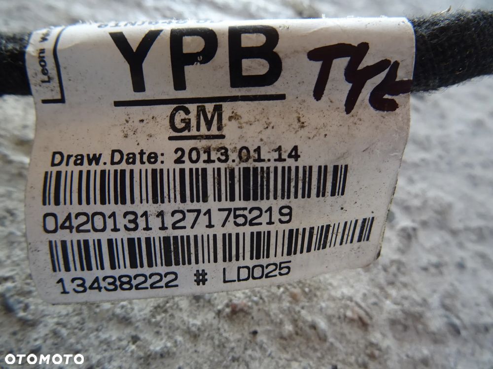 OPEL ZAFIRA C TOURER WIĄZKA DRZWI PRZÓD TYŁ LEWY PRAWY - 7