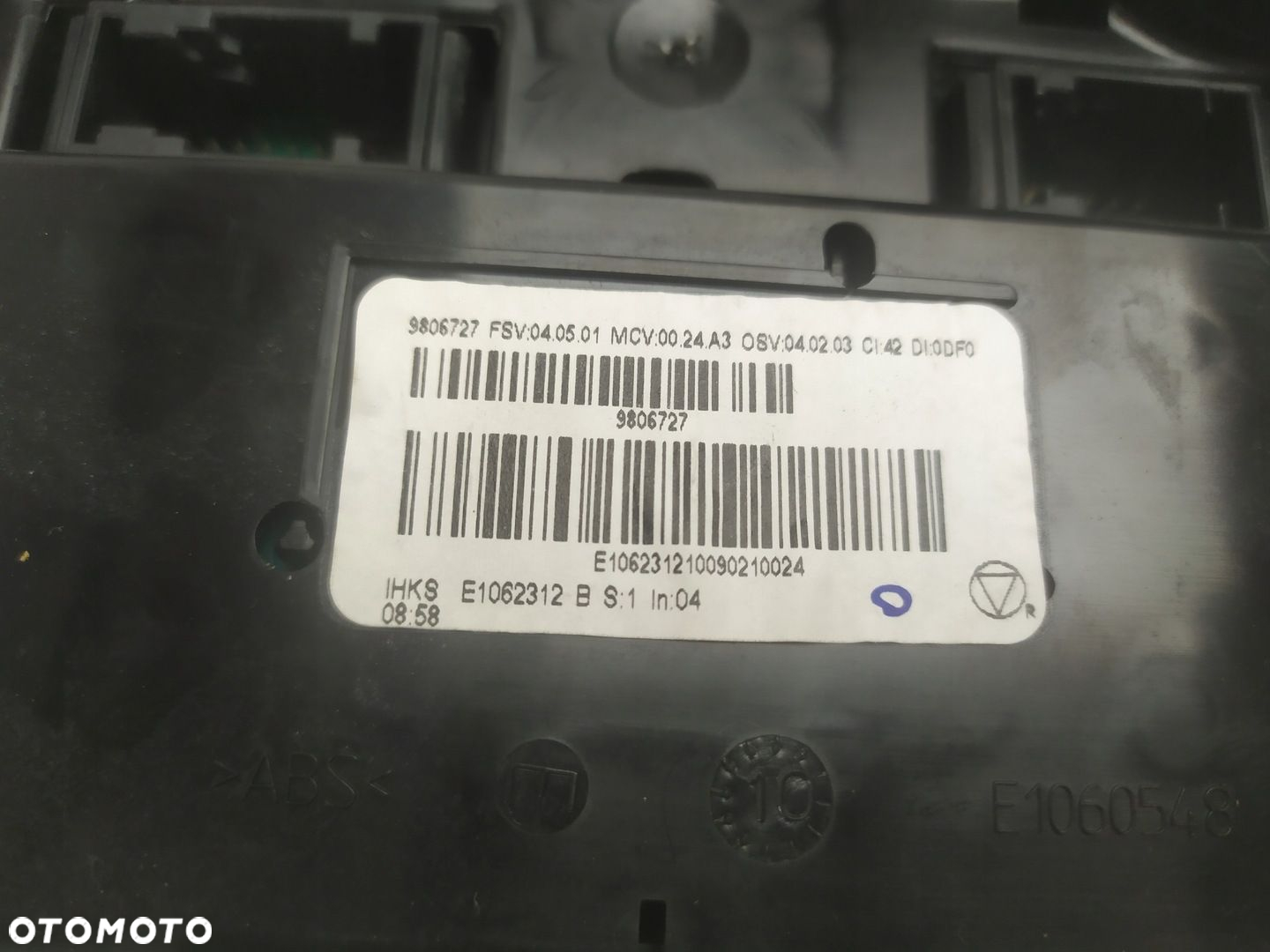 MINI R60 R61 PANEL STEROWANIA KLIMATYZACJI 9806727 - 2