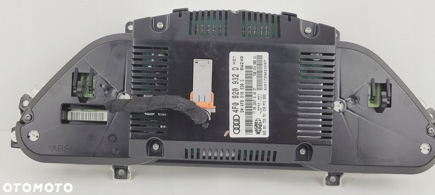 AUDI A6 C6 LICZNIK KOLOROWY ZEGAR ZEGARY 3.0 TDI ACC RADAR 4F0920932D - 6