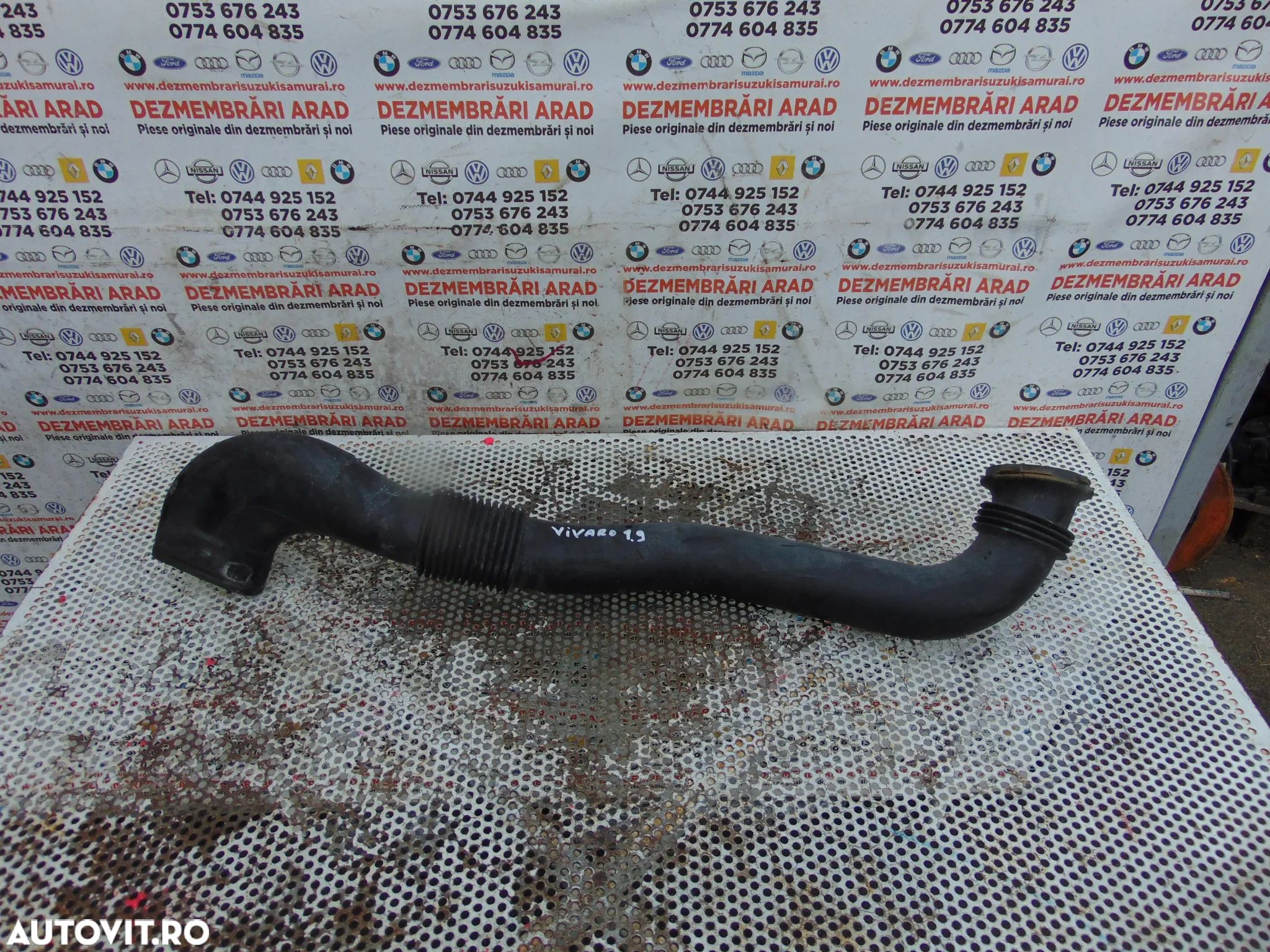 Tub aer Opel Vivaro 1.9 Renault Trafic cod 91166663 tub aspirare aer admisie - 1