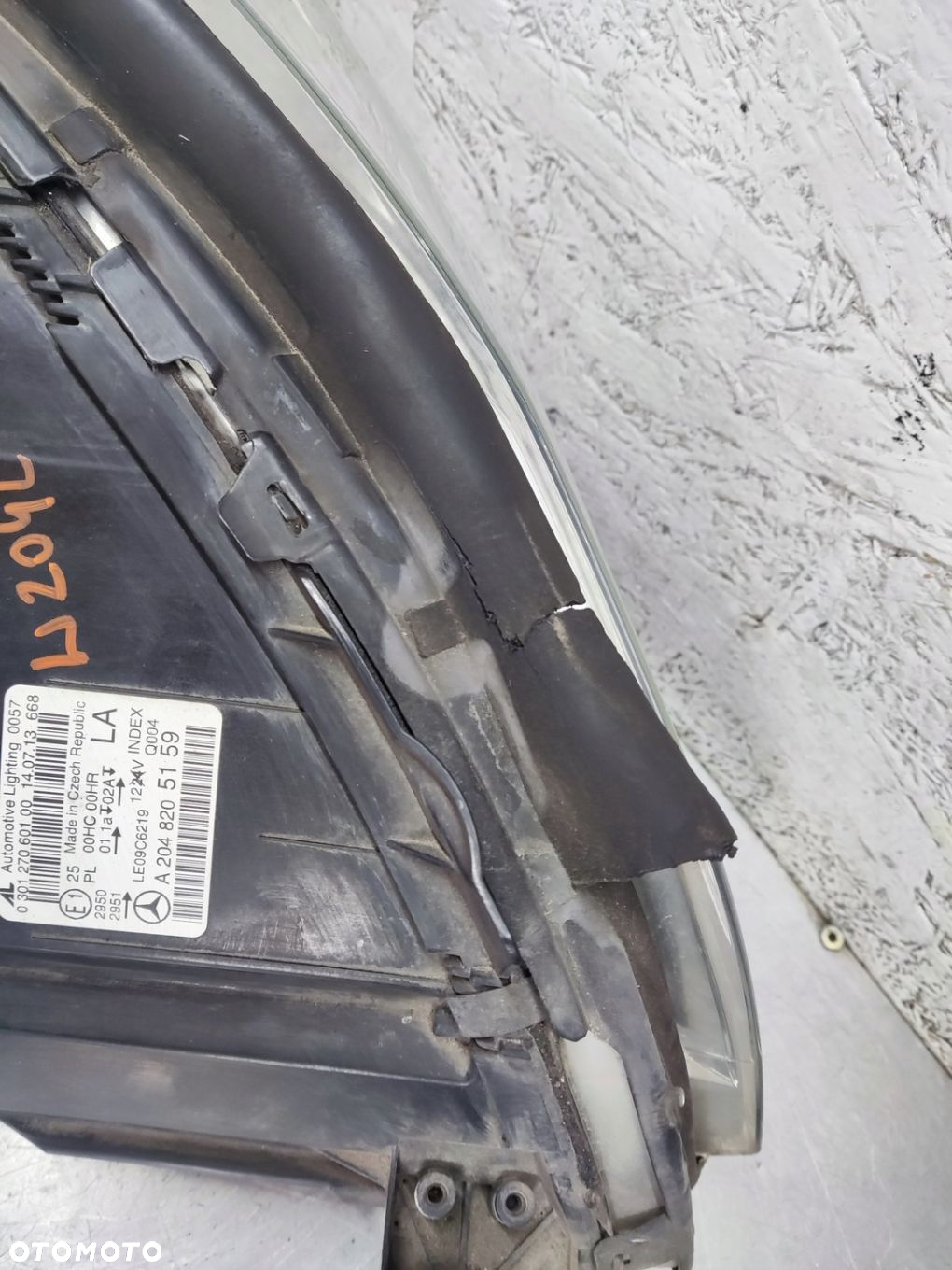 MERCEDES C KLASA W204 LIFT LAMPA LEWA PRZEDNIA UK - 11