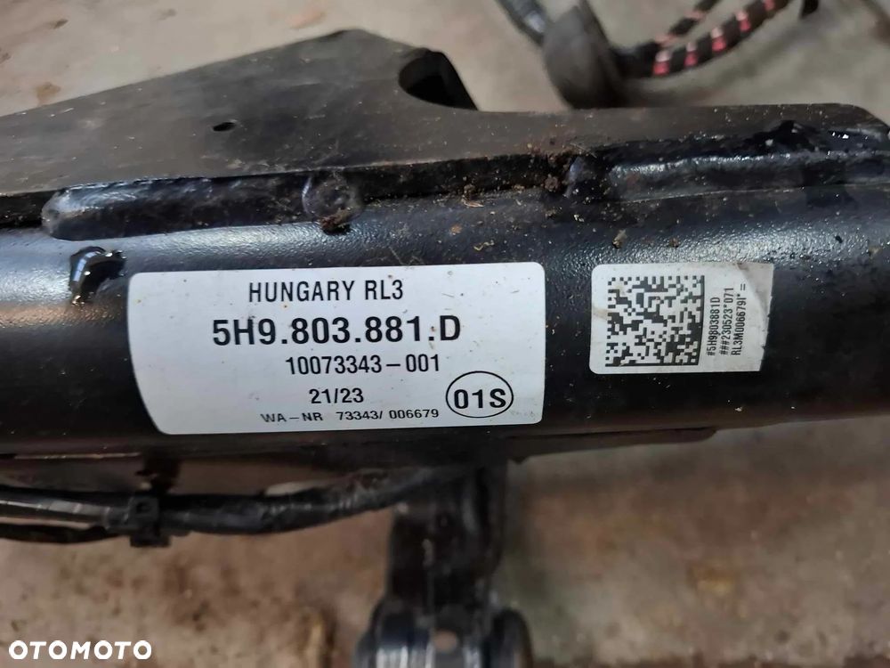HAK HOLOWNICZY ELEKTRYCZNY VW GOLF VIII KOMBI 5H9 5H9803881D  KOMPLETNY - 6