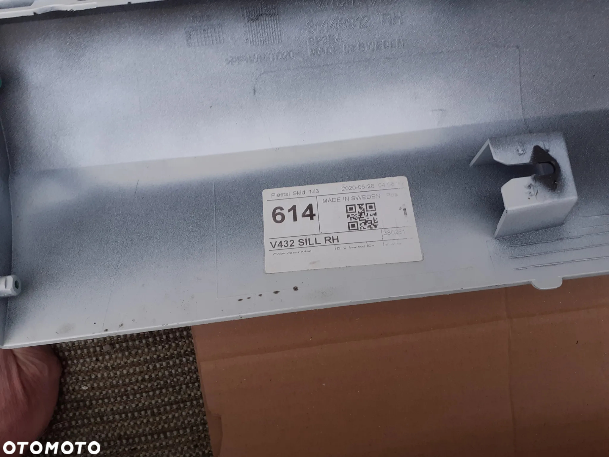 Listwa progowa P+L do Volvo V60 II S60 III 18-22r. - 8