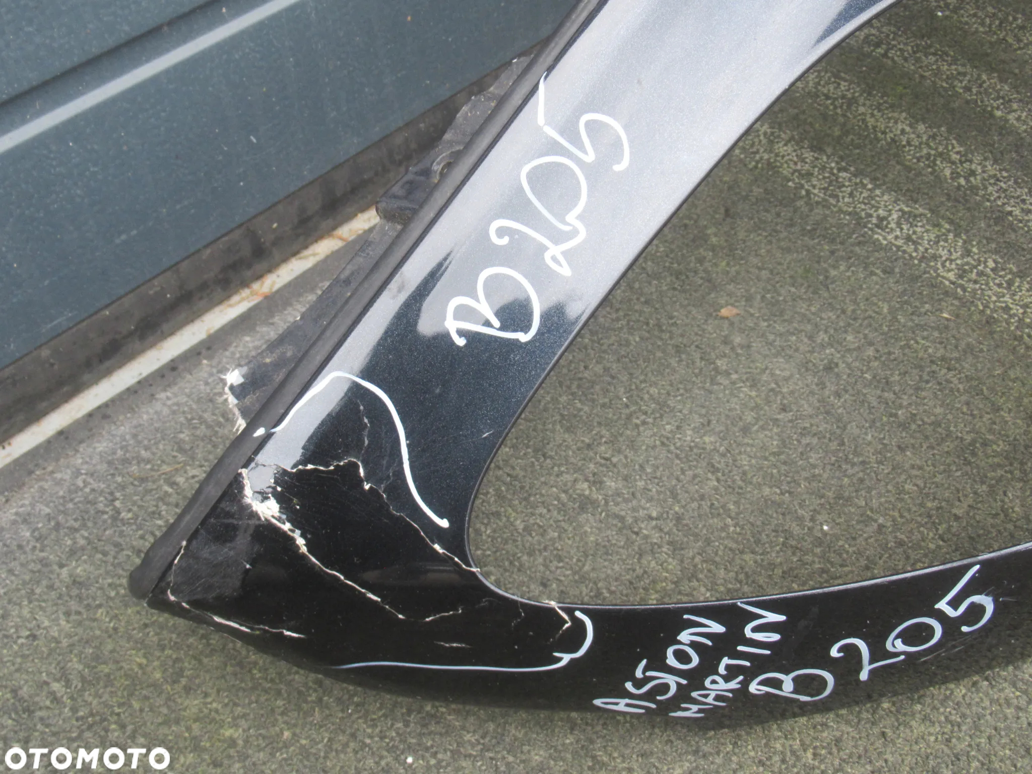 BŁOTNIK PRZEDNI PRZÓD PRAWY LEWY ASTON MARTIN VANTAGE V8 2005 - 6
