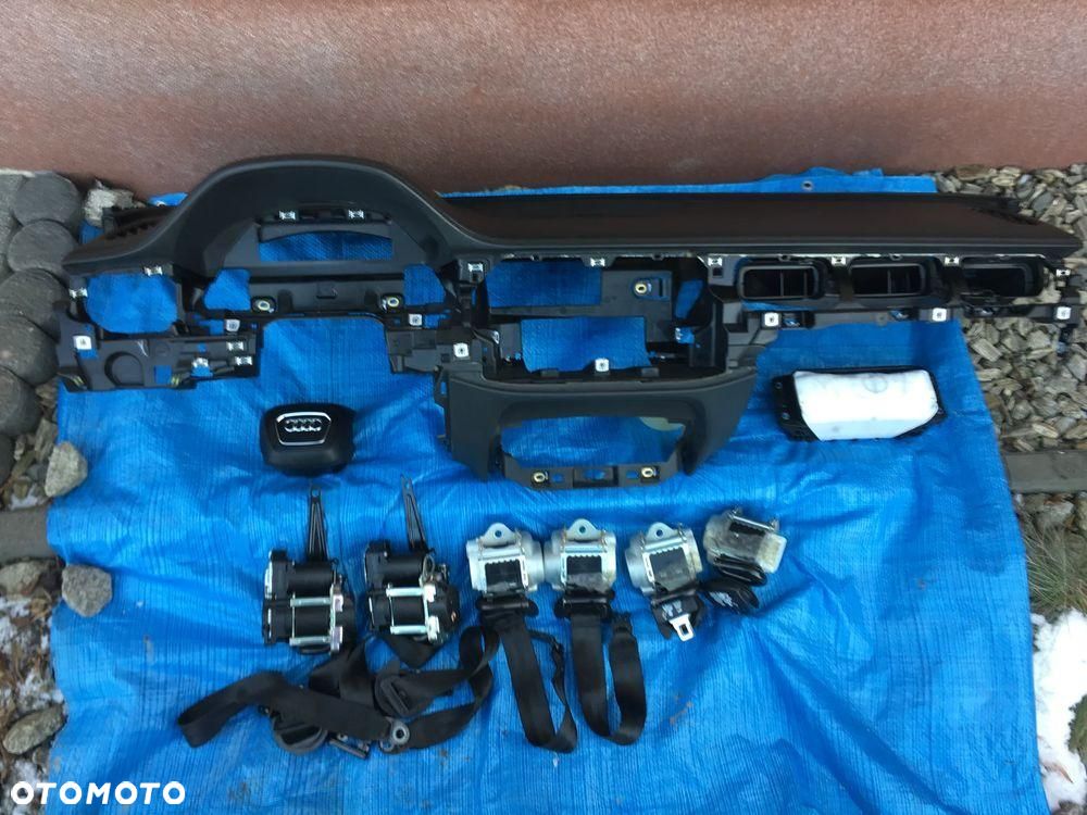 AUDI Q7 4M 7 OSOBOWA KONSOLA SKÓRA DESKA AIRBAG PASY HEAD UP - 1