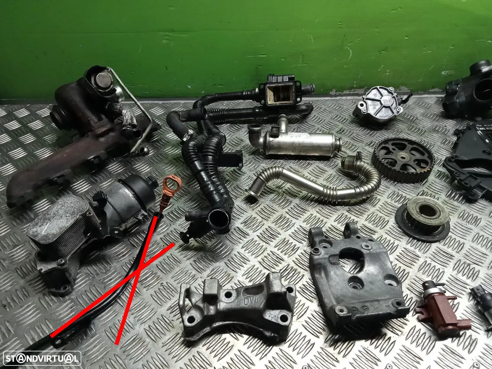Reparação Peças Motor Peugeot 407 1.6 HDI 2009 Ref 9HZ - 1