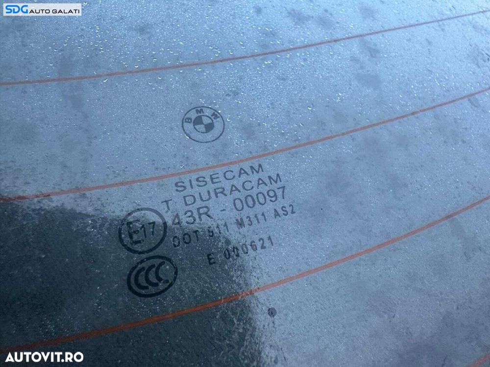Luneta Geam Sticla BMW Seria 3 F30 Sedan Berlina 2011 - 2019 [K0321] - 2