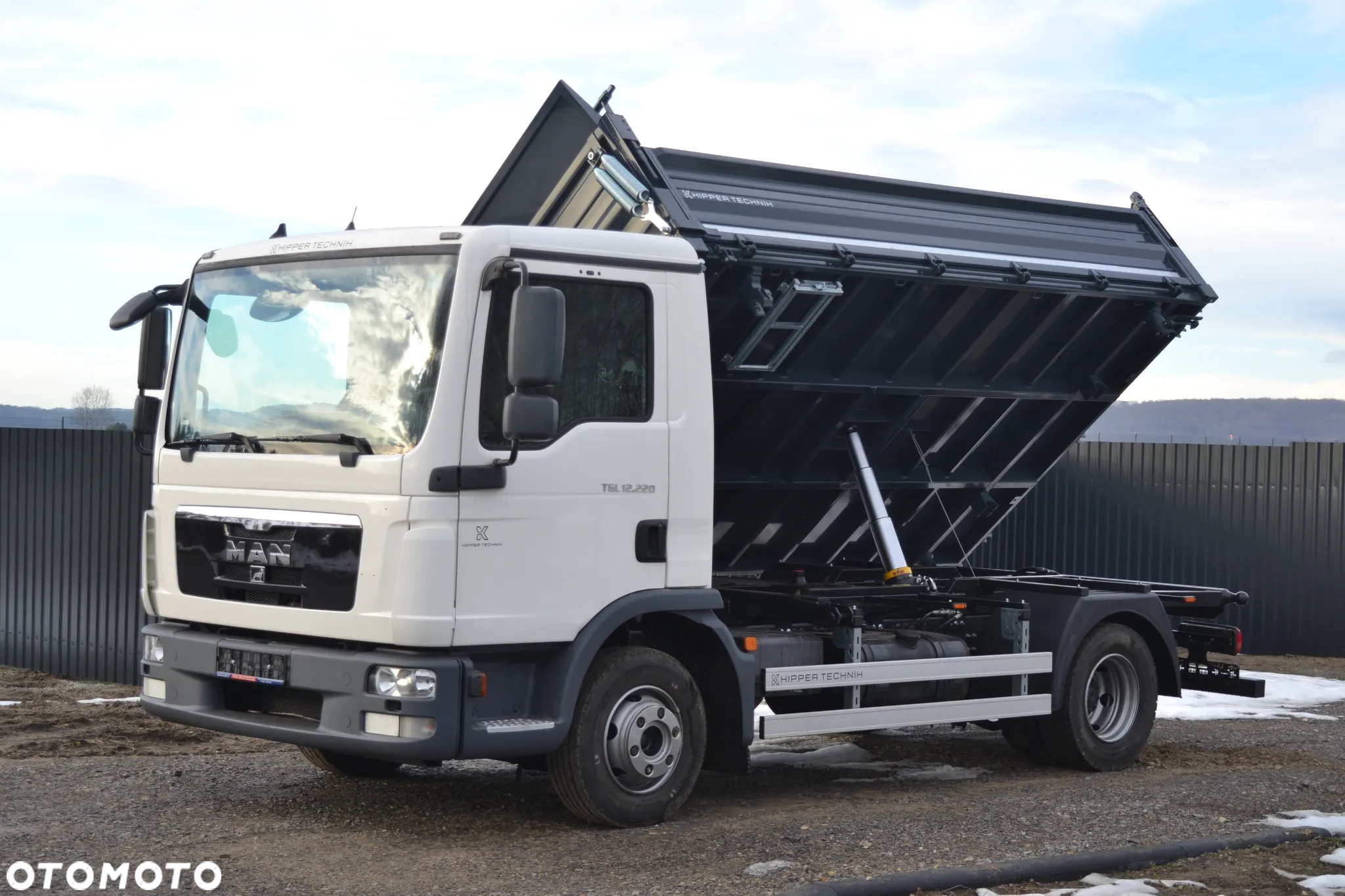MAN TGL 12.220 Nowy 3-stronny WYWROT Kiper WYWROTKA TGM 12.250 Manual Blokada Klima - 2
