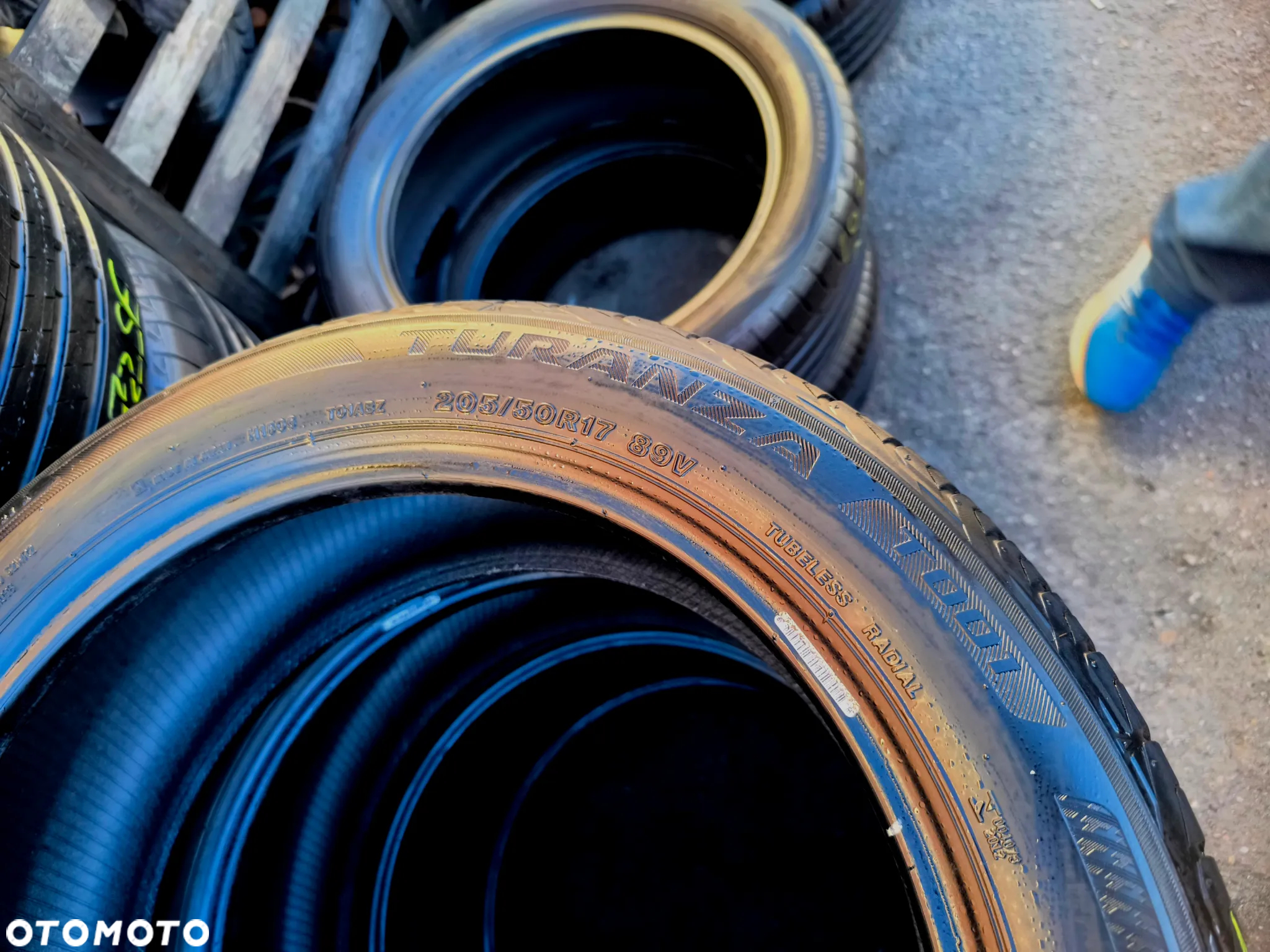 205/50R17 89V Opony Letnie Lato BRIDGESTONE TURANZA T001 6mm Legnica ALU-RAD 205/50 - 10