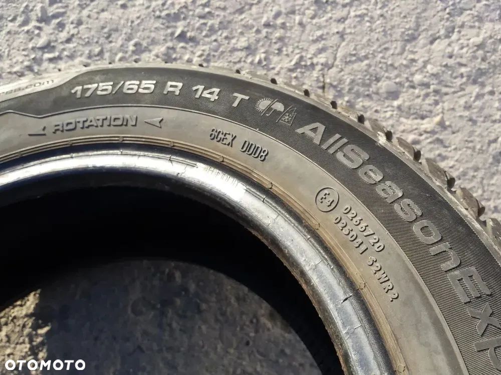14” - UNIROYAL - 175/65 r14 cali - Caloroczne Opony Wielosezonowe AllSeason Expert - stan BDB - GWARANCJA ! + Możliwy MONTAŻ !! - 3