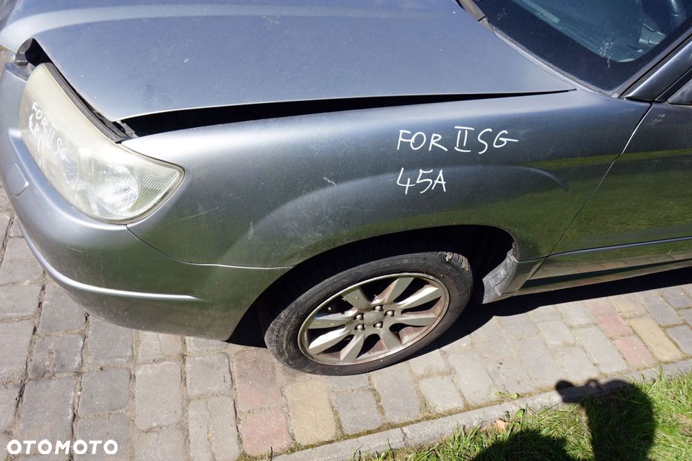 MASKA ZDERZAK BŁOTNIKI LAMPY FORESTER II SG LIFT 45A  SUBARU 2006-2008 SZARY PRZÓD KOMPLETNY - 25