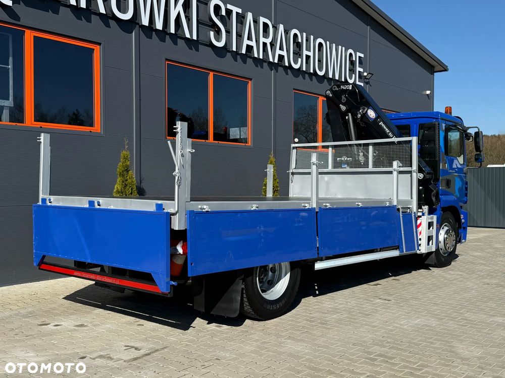 MAN TGM TGL TGS 18.250 // wywrotka // skrzynia // HDS HMF z pilotem // 4x2 // budowlanka // kiper wywrot żuraw dzwig kran crane - 28