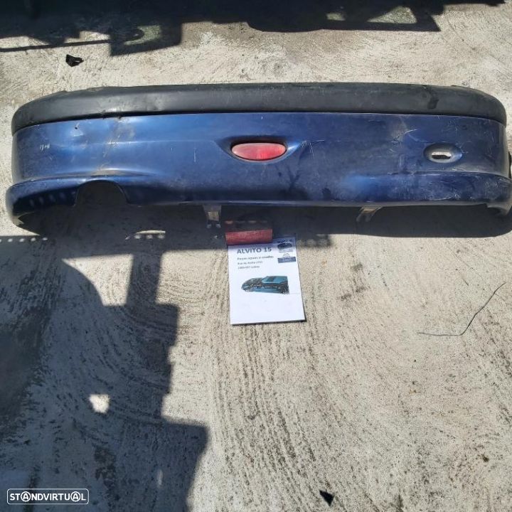 Para choques trás Peugeot 206 azul - 1
