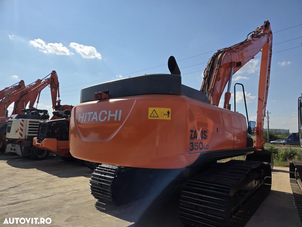Hitachi ZX350LC, 8.053h, 40 tone, lung brate 20m, ad sapare 18m, cupa 1mc, contragreutate, senile late, consum mediu 25l/h, AC, protectie cabina, 3 pompe hidr Hitachi, revizie hidr efectuata, PROMOTIE 109.900 EUR+Tva - 39