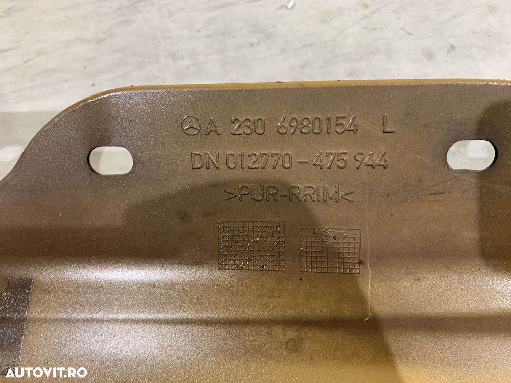 Prag stanga Mercedes SL, R230, 2002, 2003, 2004, 2005, 2006, 2007, 2008, 2009, cod origine OE A2306980154. - 5