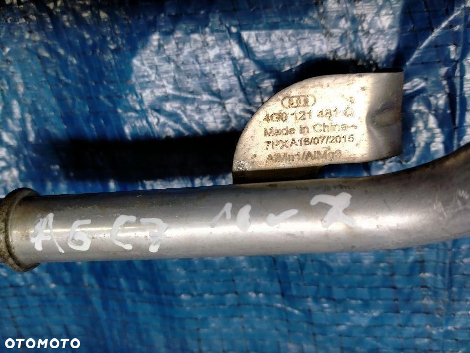 AUDI A6 C7 Lift Rura Rurka Przewód Wody 4G0121481 - 2