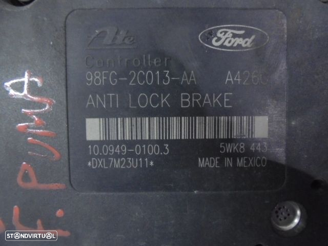 Abs 98FB2M110AA 98FG2C013AA FORD PUMA 1998 1.4 90CV 3P PRETO - 6