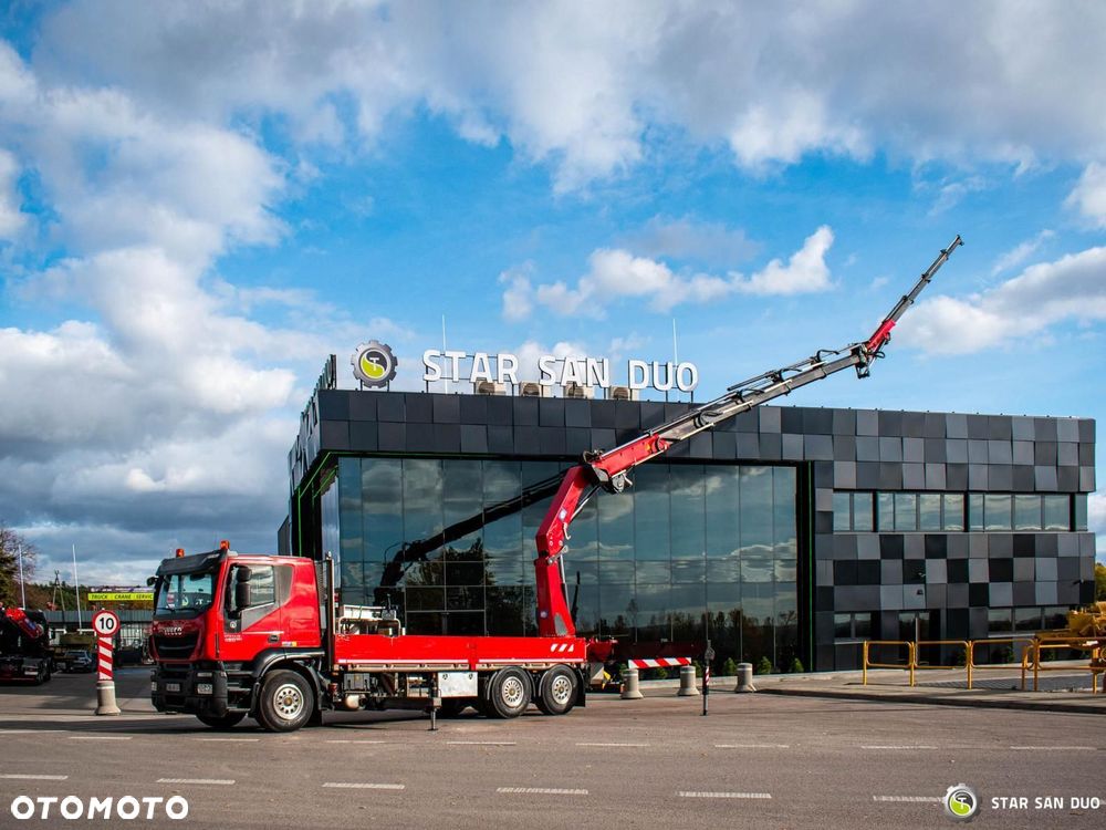 Iveco STRALIS 460 6x4 HMF 4020-K5 Fly Jib Hds Żuraw - 1