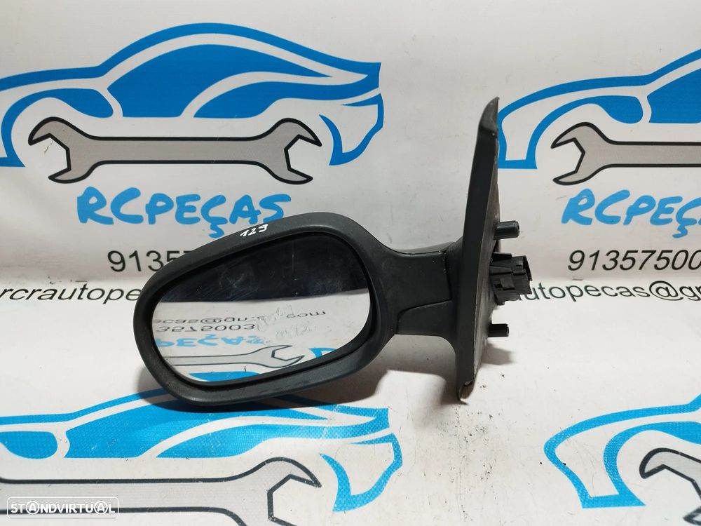 ESPELHO RETROVISOR ESQUERDO RENAULT CLIO II 2 MK2 8200163300 ELETRICO AQUECIDO ESPELHOS RETROVISORES - 2