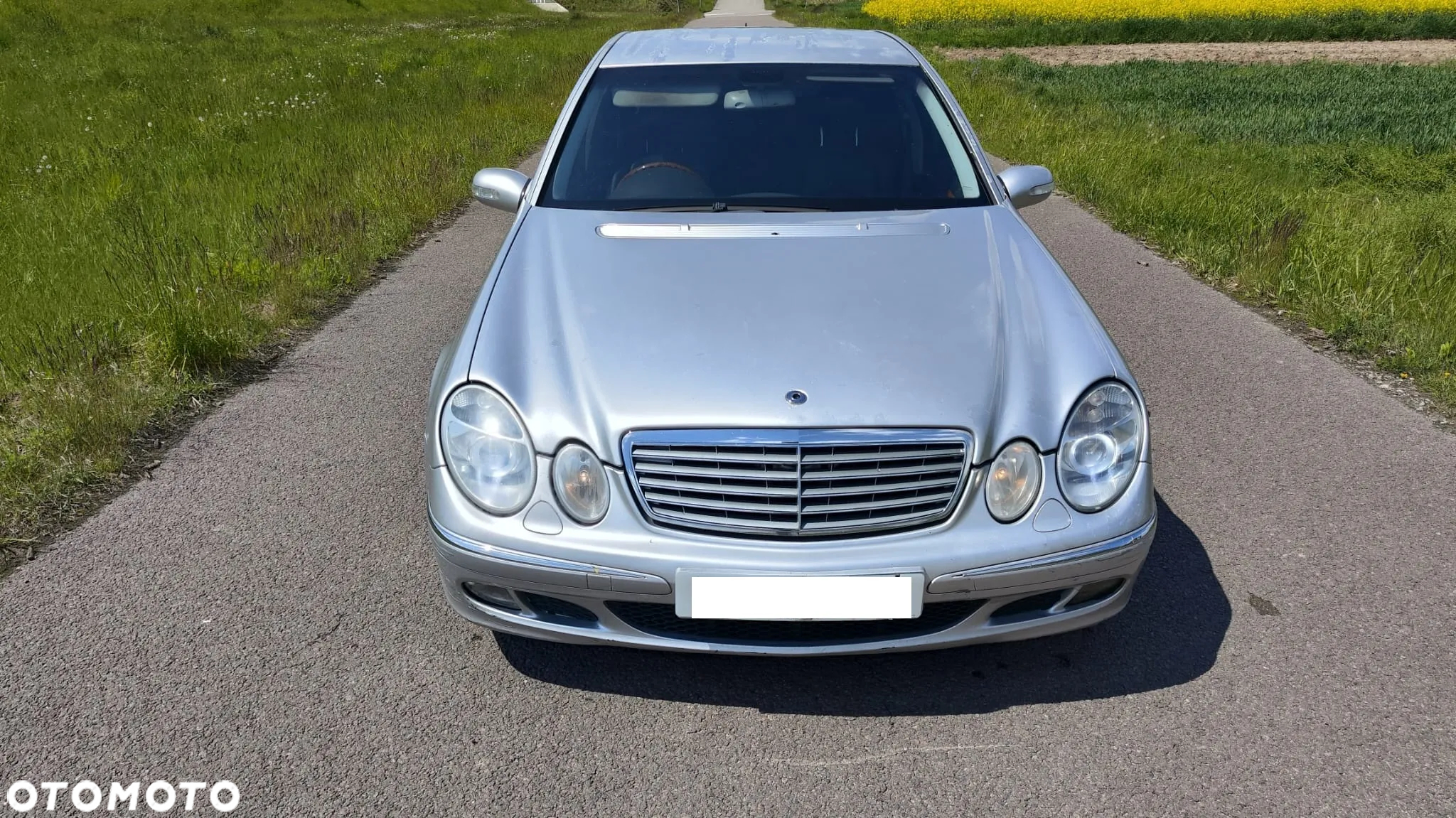 MERCEDES E-KLASA W211 SEDAN ELEGANCE SREBRNY C744 744 SILNIK 2.6 V6 177KM 112913 TAPICERKA SKÓRA CZARNA RÓŻNE CZĘŚCI - 7