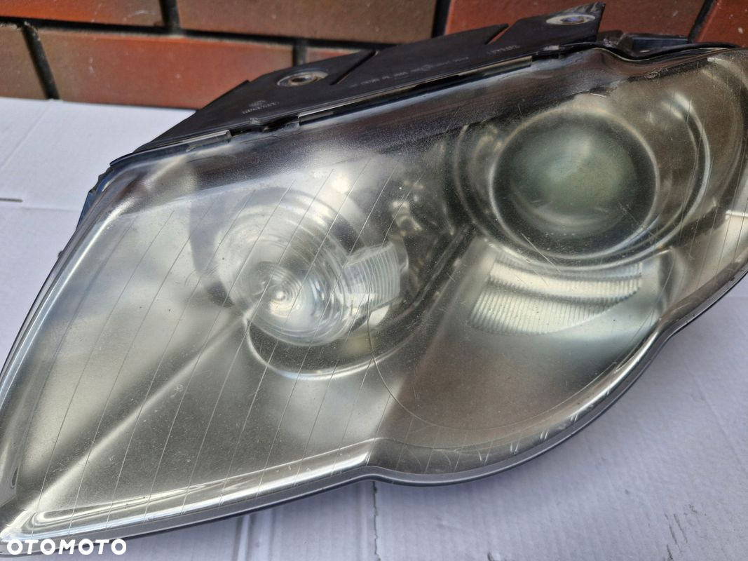 Lampa przód lewa Bi-XENON skrętny kompletna EUROPA do Vw Passat B6 05-10r - 4