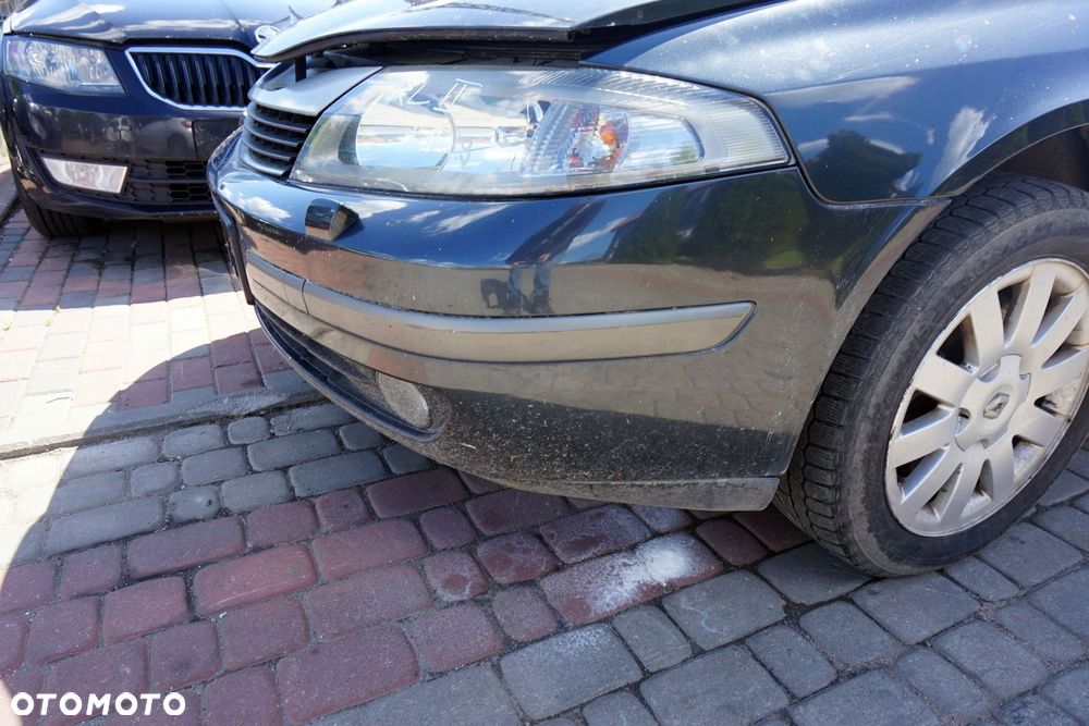 MASKA ZDERZAK BŁOTNIKI LAMPY LAGUNA II PH1 TEB66  RENAULT 2001-2005 SZARY PRZÓD KOMPLETNY - 6