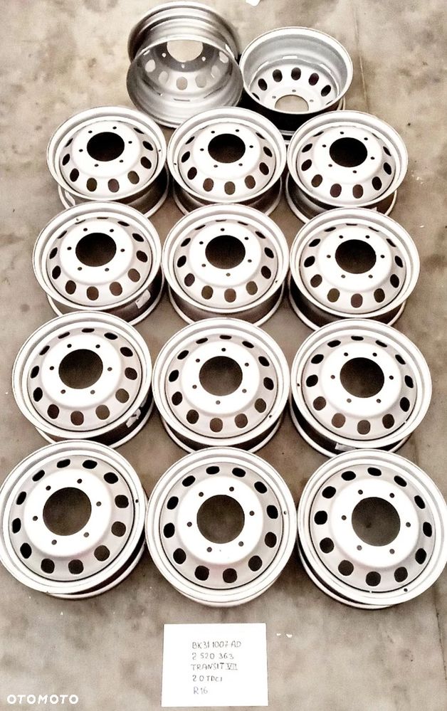 Felga stalowa 6J x 16" x 109.5 - Transit 01/2014- FORD OE 2520363 - 1