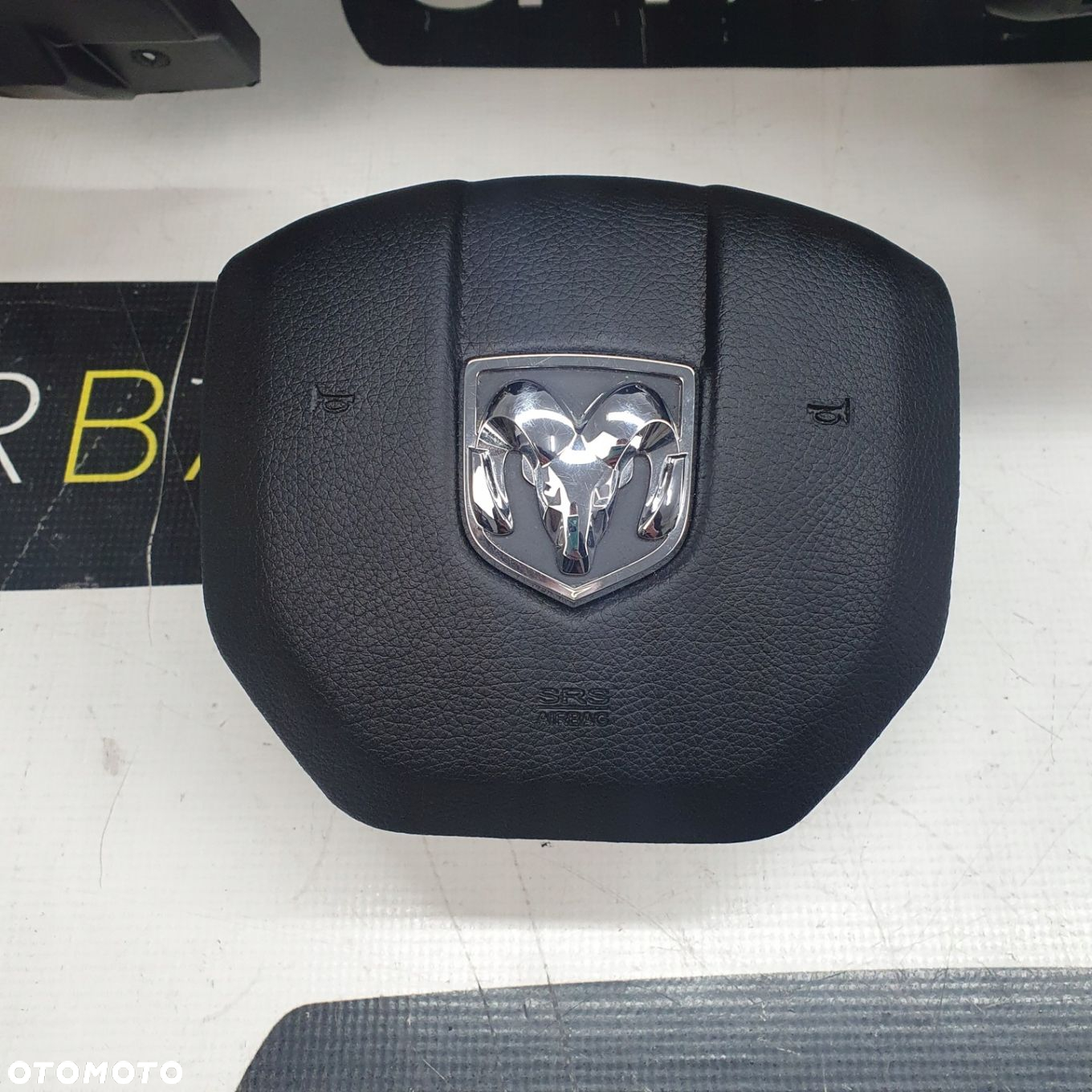DODGE RAM IV 4 SZARA NITKA DESKA ROZDZIELCZA KONSOLA KOKPIT PULPIT PODUSZKI AIRBAG AIR BAG PASY KIT SET - 7