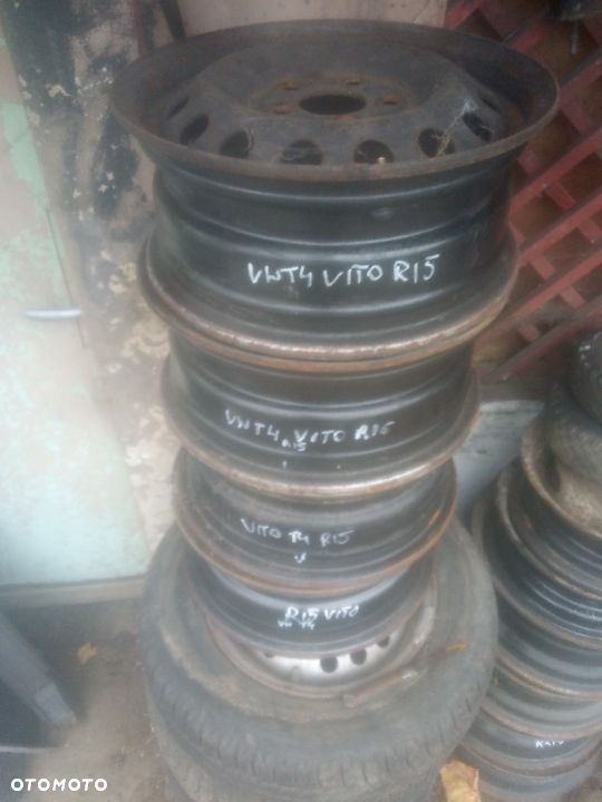 VW T4 TRANSPORTER r15 CARAVELLE felga FELGI 15 cali mercedes vito - 1