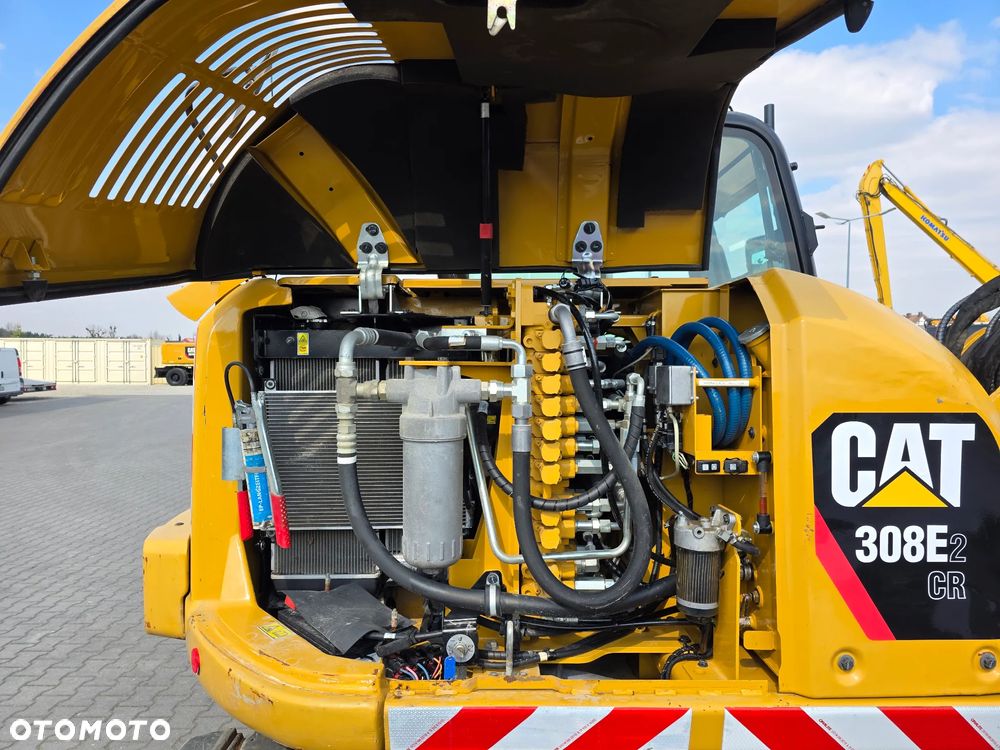 Caterpillar 308E2CR, 2016 ROK, 4455 MTH, 3x łamane ramię, KLIMA - 22