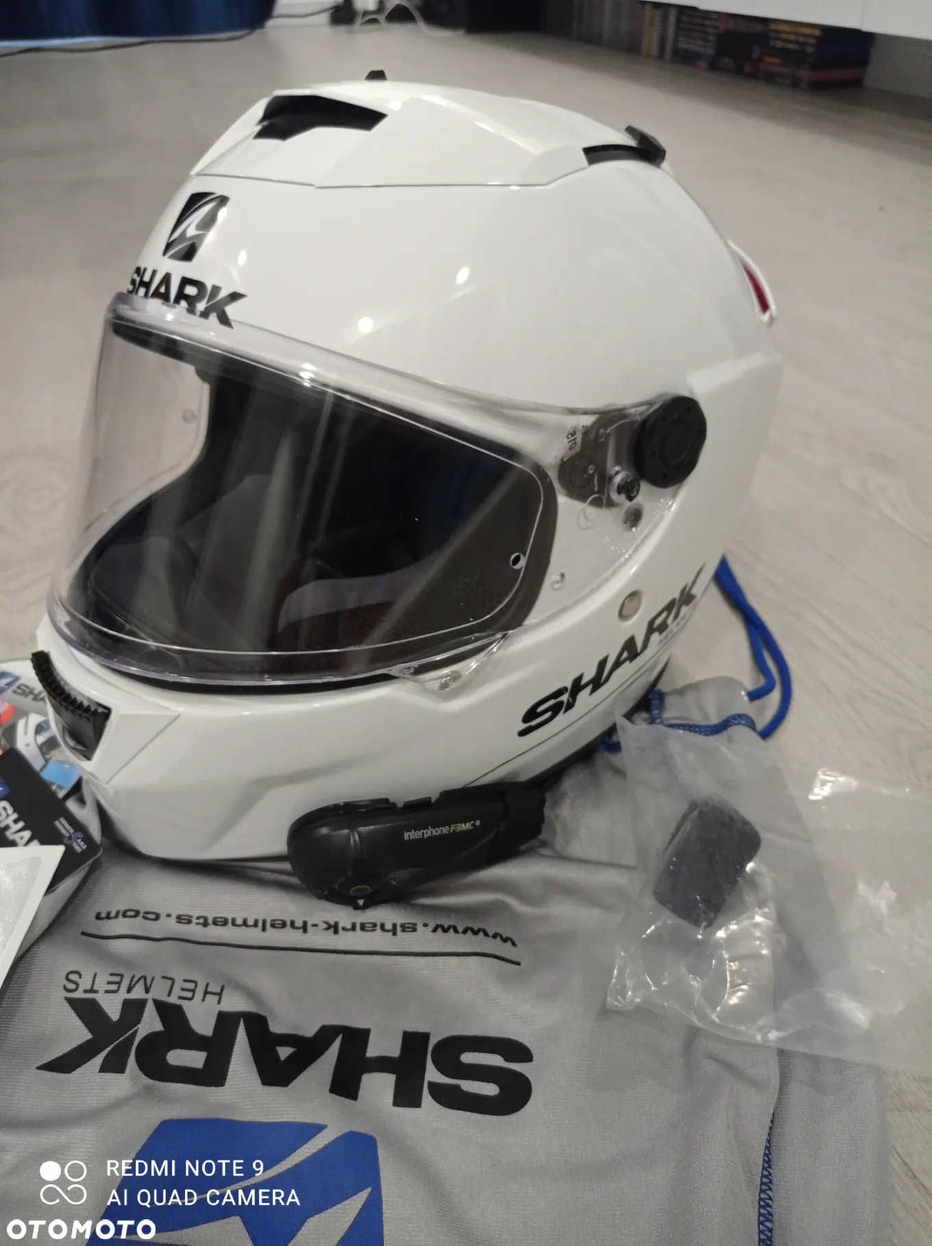 Kask Shark Speed -R Blank rozmiar XS + Interkom - 4