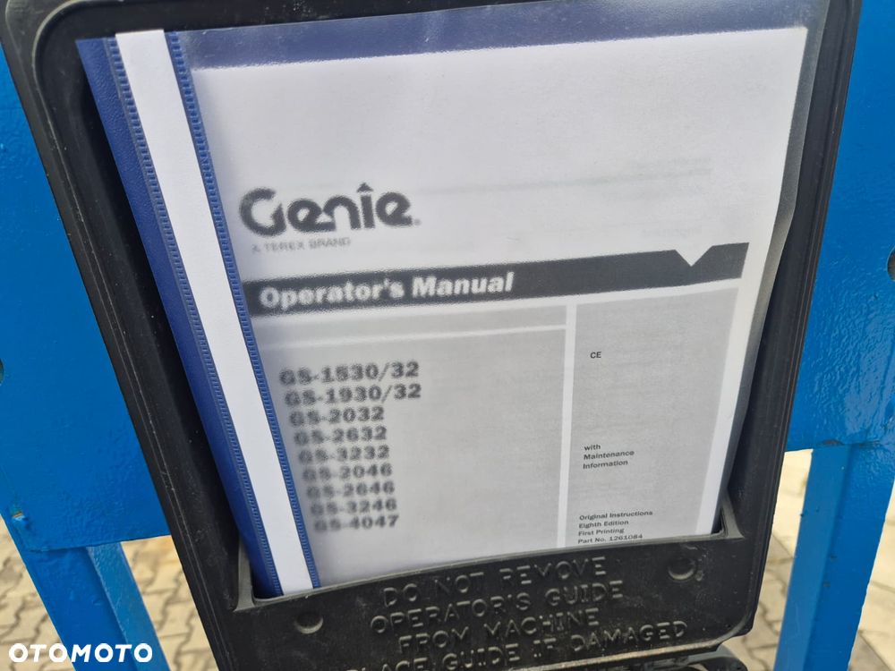 Genie GS 4047 / 1 WŁ / SERWISOWANY / AŻ 13.7M WYSOKOŚĆ / MAX ŁADOWNOŚĆ 350KG / MOŻLIWY TRANSPORT - 17