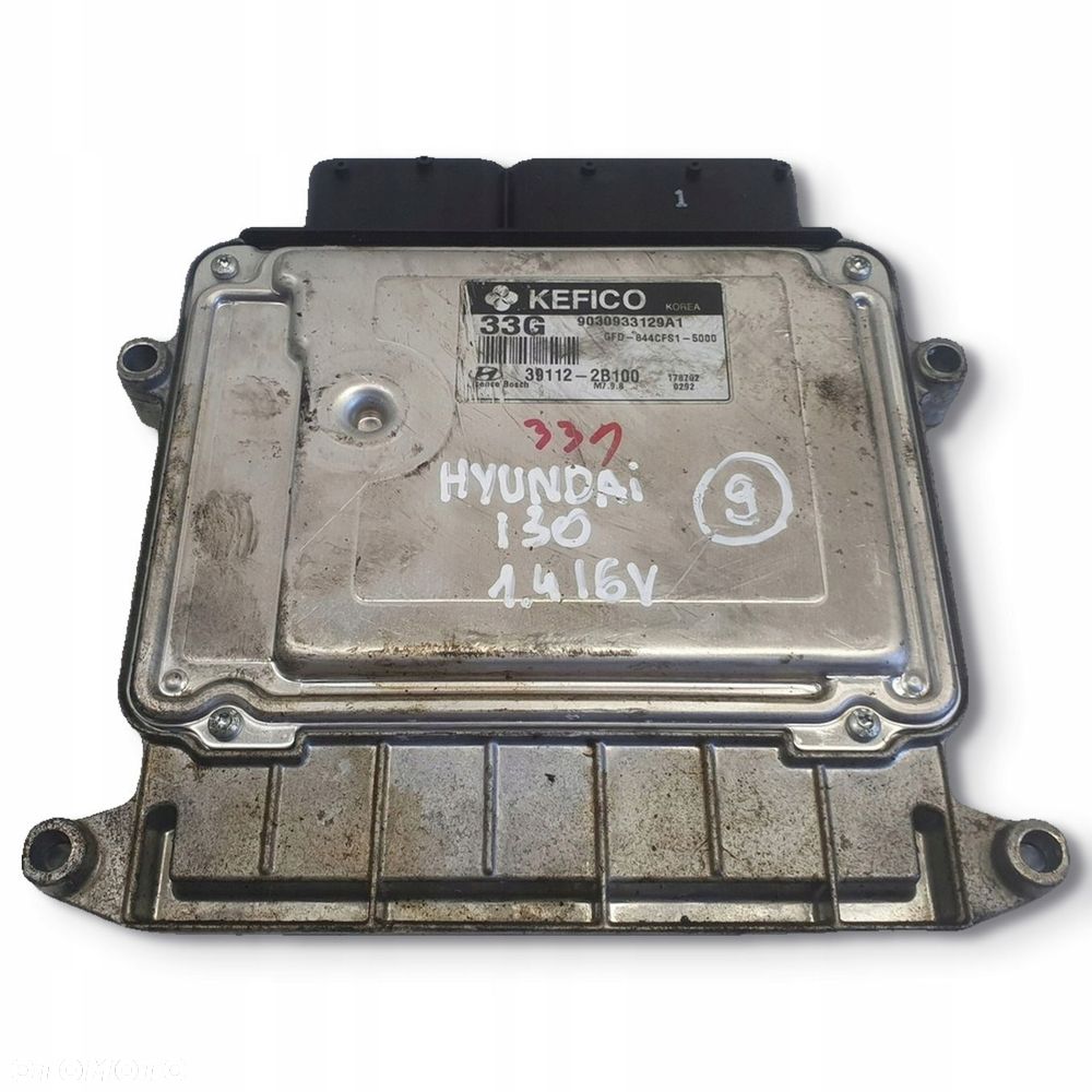 Hyundai i30 1.4 16V STEROWNIK SILNIKA komputer 39112-2B100 9030933129A1 - 9