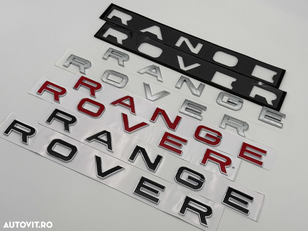 Emblema Compatibila Range Rover fata/spate crom diamant - 6
