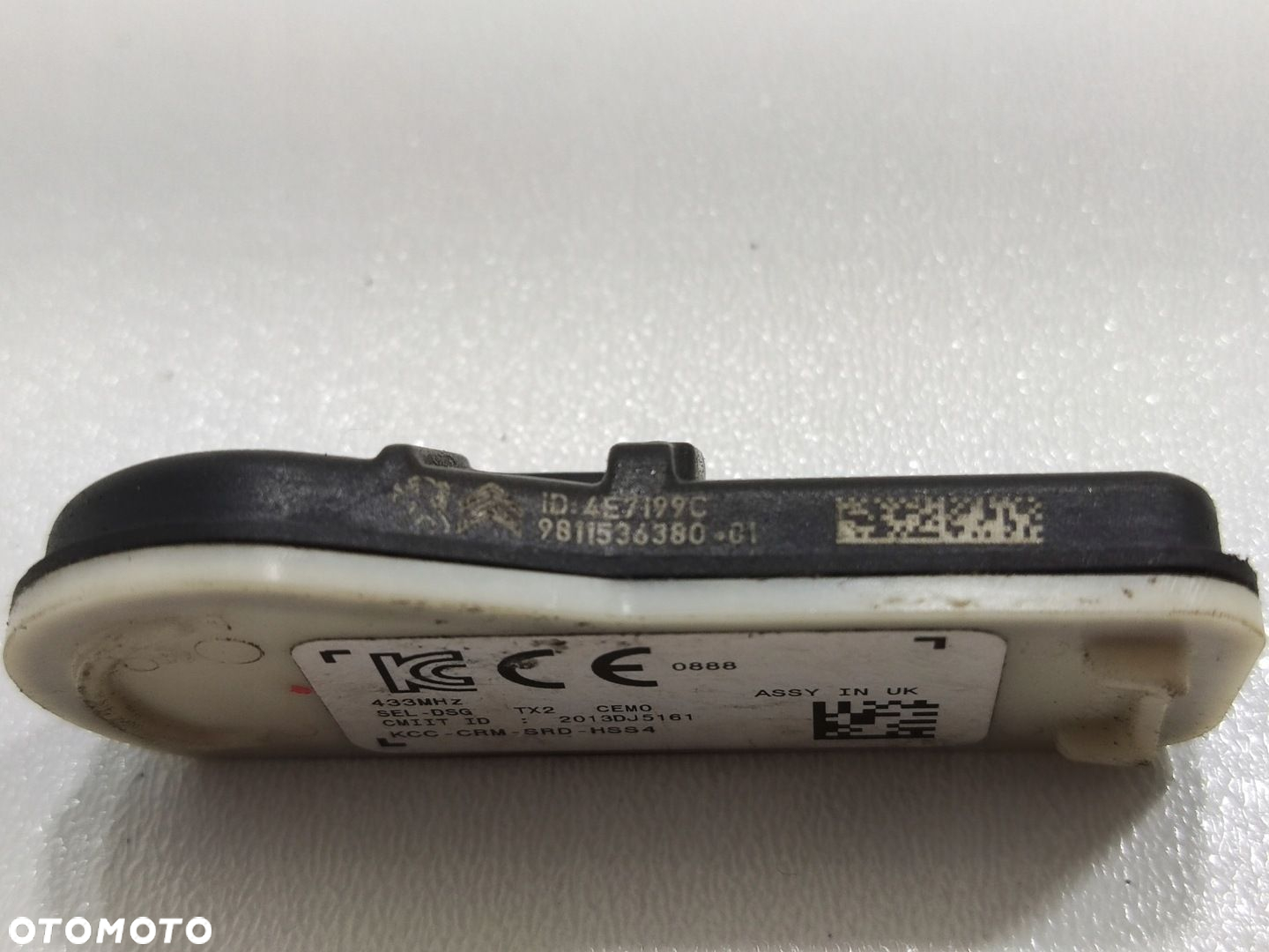 CZUJNIK CIŚNIENIA OPON TPMS PEUGEOT CITROEN 433 MHz 9811536380 - 5