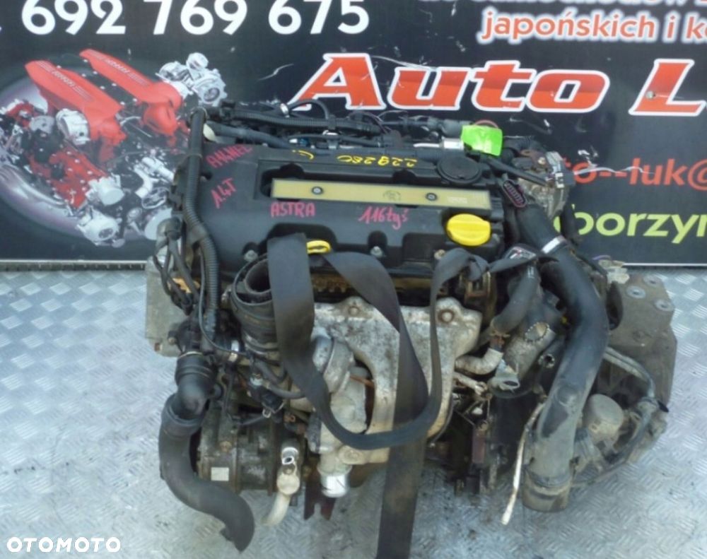 SILNIK KOMPLETNY OPEL ASTRA 1.4T A14NEL 116 TYS