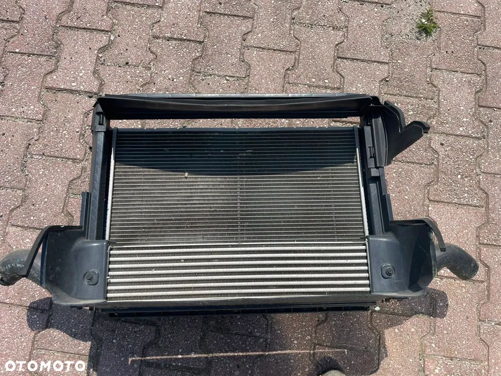 Chłodnice komplet chłodnica wody intercooler wentylator 1.3 multijet euro 6 bez klimy! 00520457840 DT223000-83000F - 1