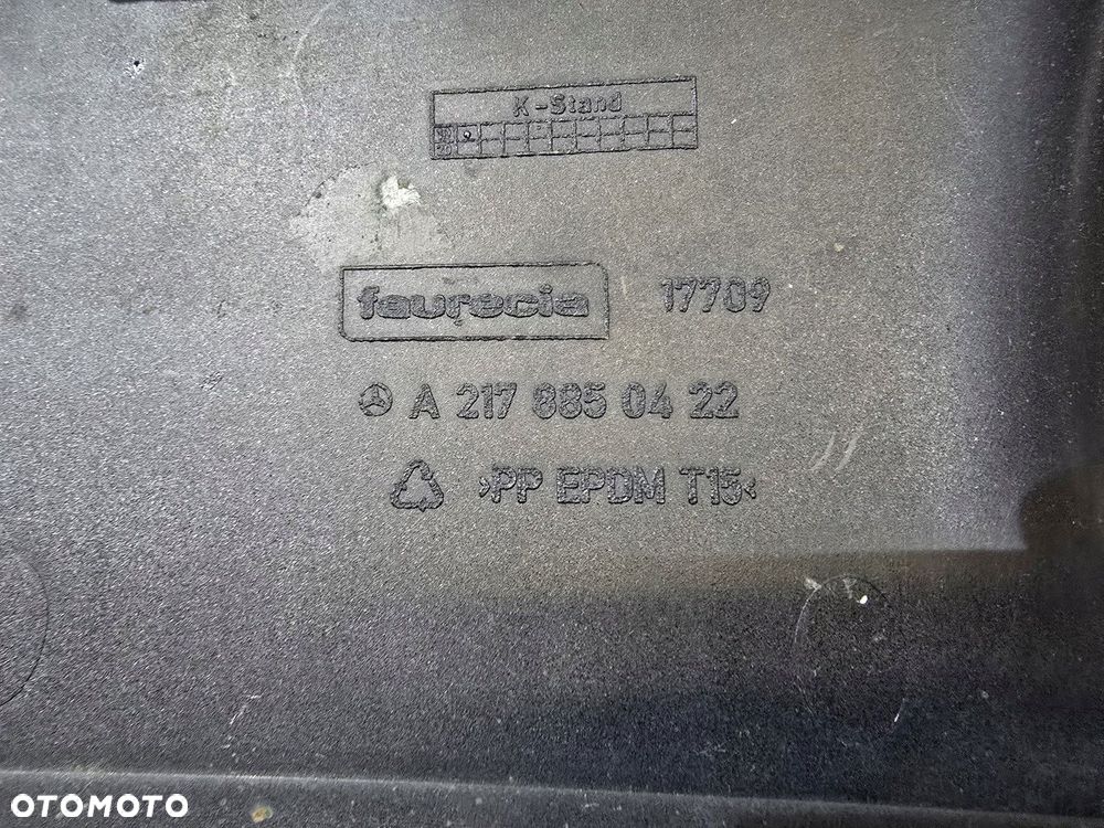 spoiler dyfuzor zderzaka tył mercedes s coupe ii w217 amg a2178850422 - 8
