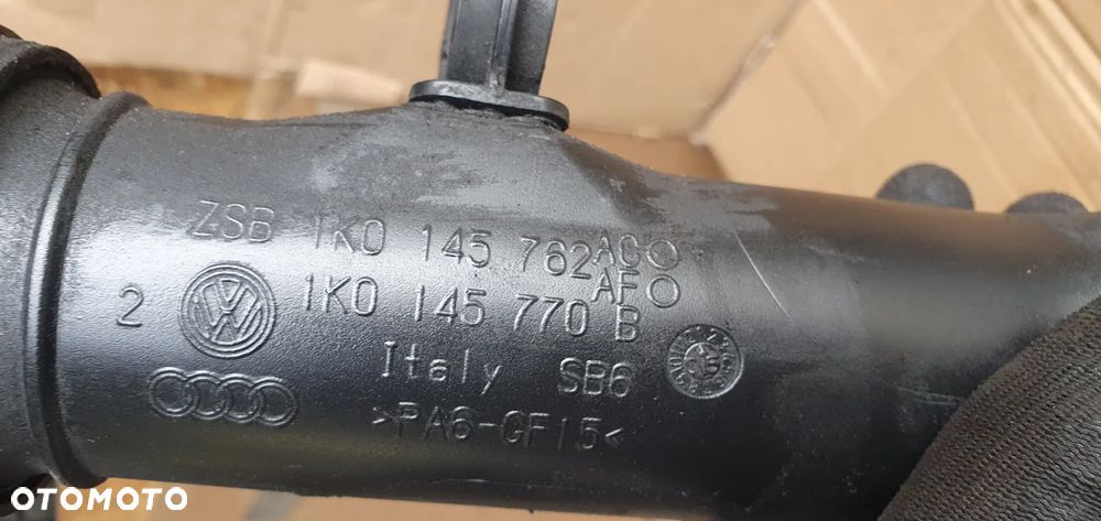 Przewód rura intercoolera Audi A3 8P 1.9 TDI 1K0145762AC 1K0145770B 7M0129808 - 10
