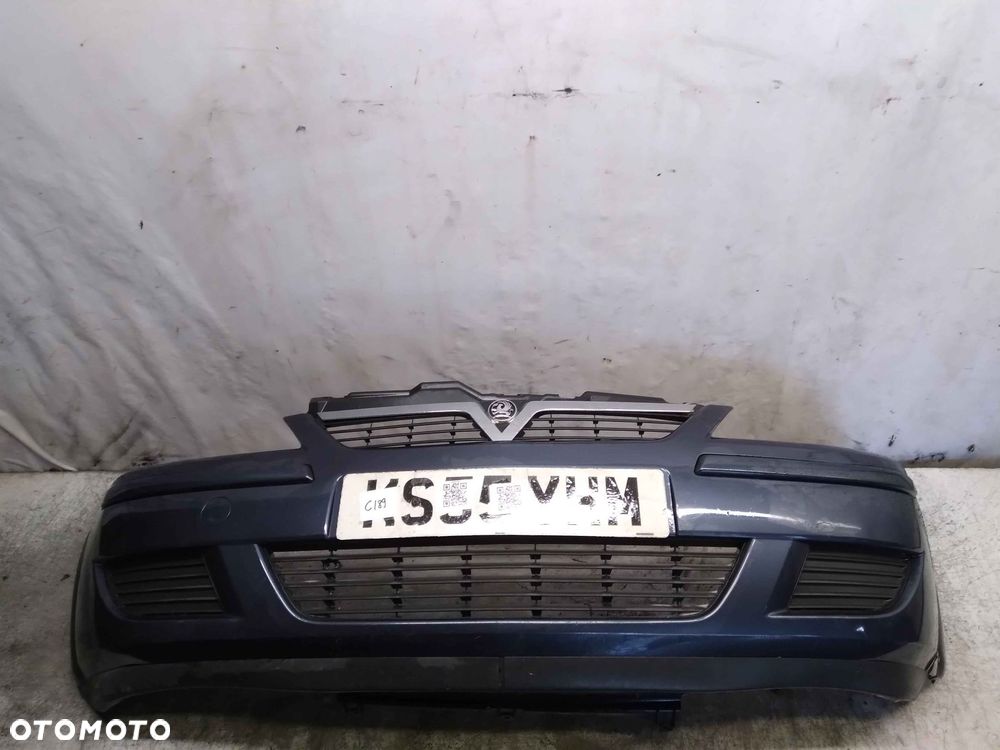 ^ ZDERZAK PRZÓD PRZEDNI OPEL CORSA C LIFT FL Z168 SZARY POPIELATY - 1