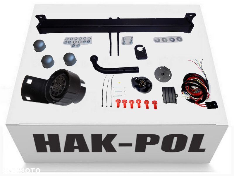 DO SAMOCHODU BMW X3 E83 FACELIFTING LCI HAK HOLOWNICZY + MODUŁ + WIĄZKA + GNIAZDO 7PIN/13P - 1