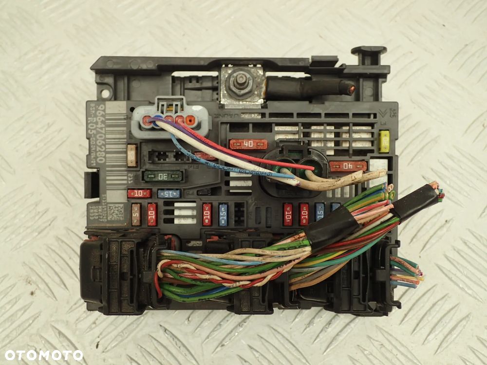 KOMPUTER MODUŁ BSM PEUGEOT CITROEN 9664706280 - 1