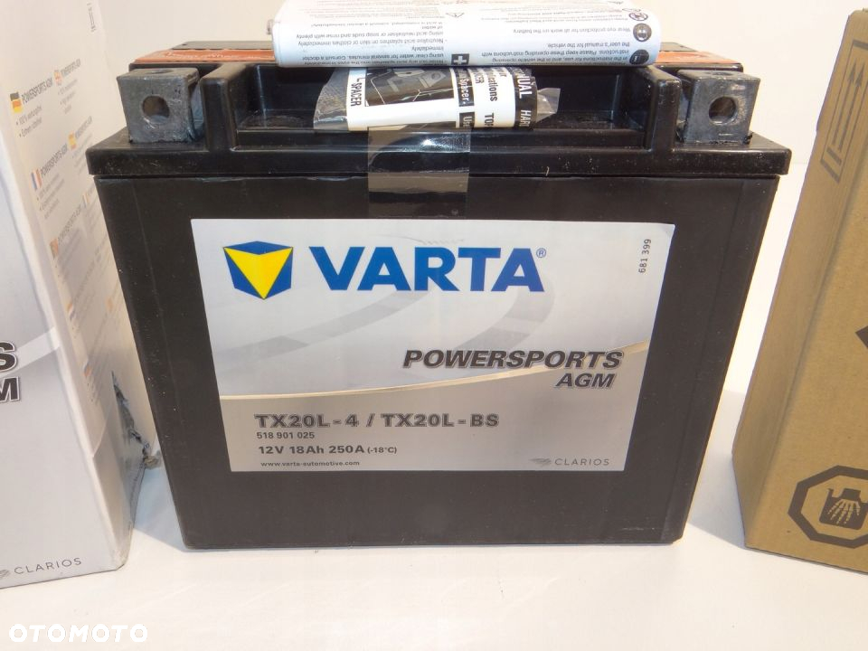 Harley Fxd Flst Fxst Akumulator Varta Ytx20l-Bs - 4
