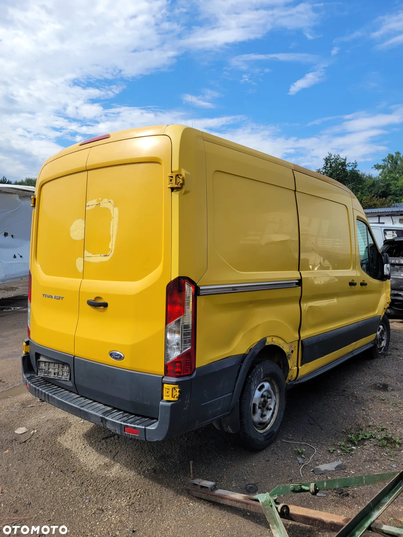 FORD TRANSIT MK8 maska zderzak lampa grill błotnik drzwi zbiornik paliwa szyba lusterko klamka klapa cwiartka przód - 3