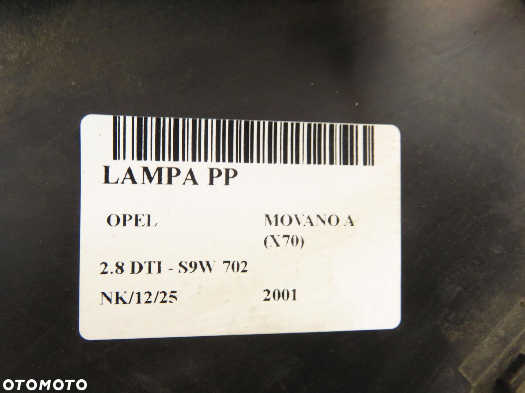 LAMPA PRAWA PRZEDNIA OPEL MOVANO A (X70) - 11